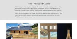 Réalisation d'un site web WordPress pour un maître d'oeuvre