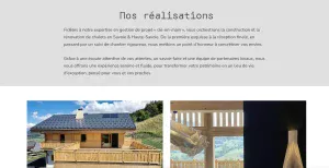 Réalisation d'un site web WordPress pour un maître d'oeuvre