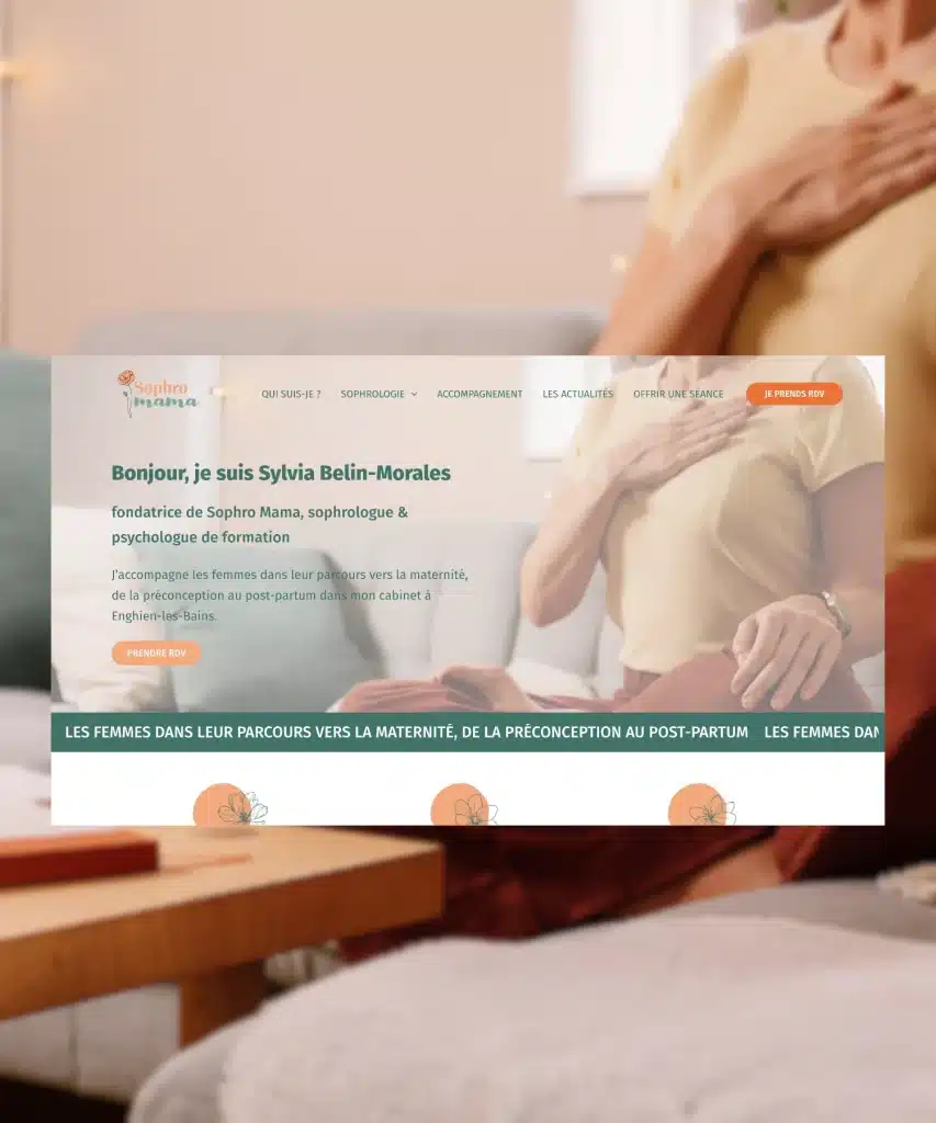 Création d'un site internet WordPress pour une sophrologue