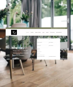 Création de site internet agence immobilière à Biarritz