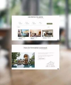 Création de site internet agence immobilière à Biarritz